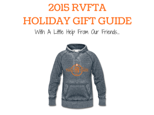 2015 RVFTA HOLIDAY GIFT GUIDE! blog