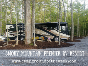 Campground #8: Smoky Mountain Premier RV Resort in Cosby, Tennessee