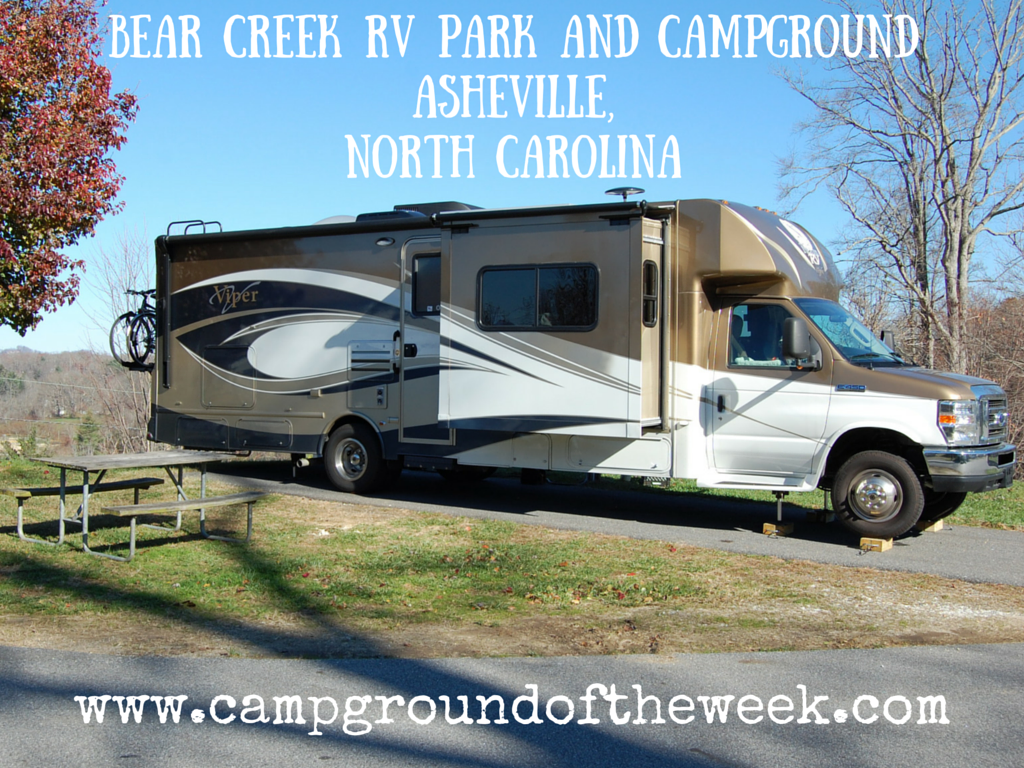 Bear Creek RV Park and Campground Asheville North Carolina