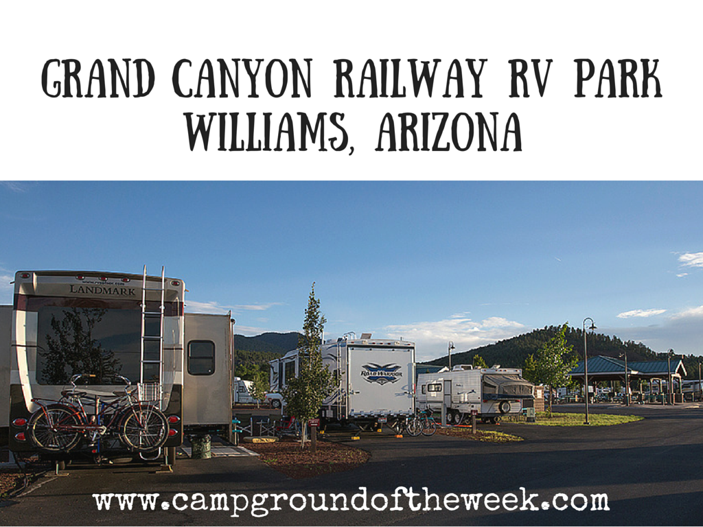 Campground #28 Grand Canyon Railway RV Park in Williams, Arizona