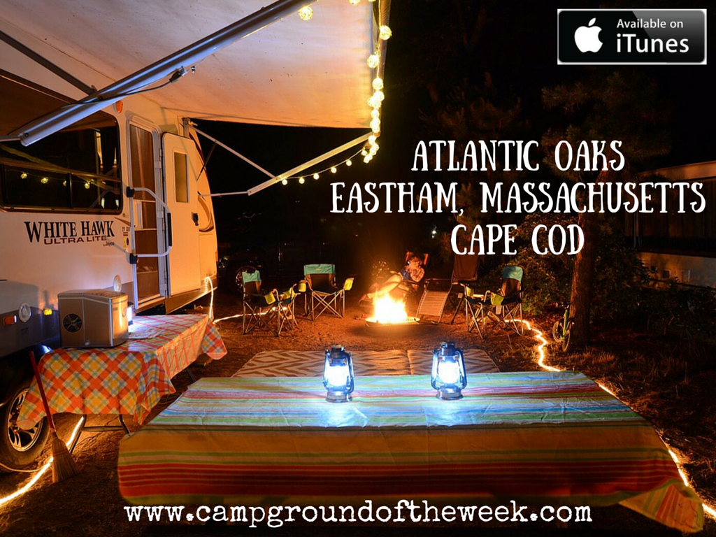 Campground #34 Atlantic Oaks in Eastham, Massachusetts on Cape Cod