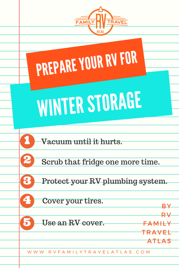 prepare your rv winter storage